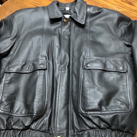 Men’s leather jacket - Picture 2 of 5